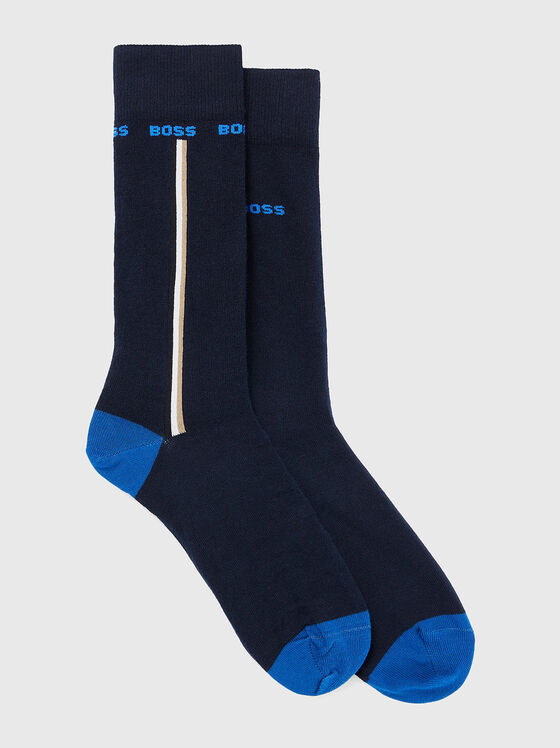 Чорапи с лого акцент - 1