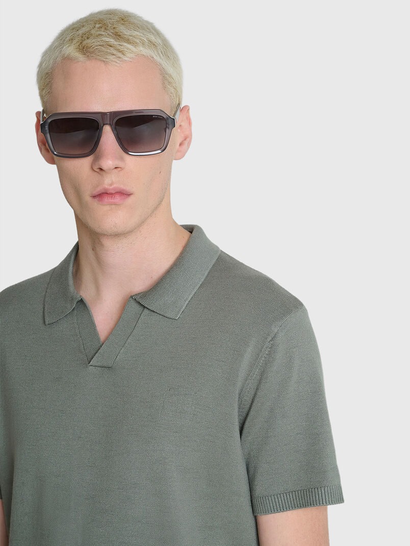 Slim-fit polo shirt in black   - 3