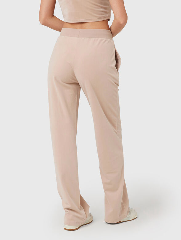 Velvet sports trousers  - 2