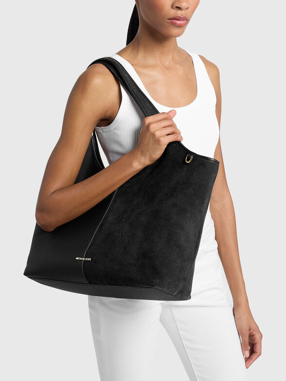 Henly large leather and suede bag - 2