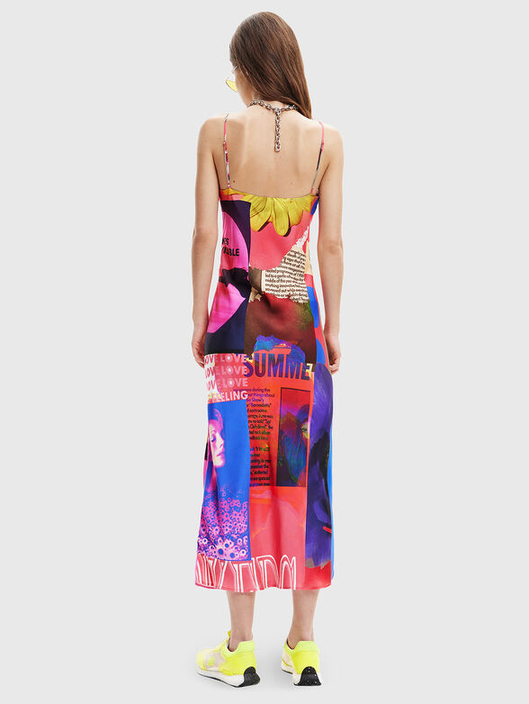 MONTPELLIER dress with multicolour print - 2