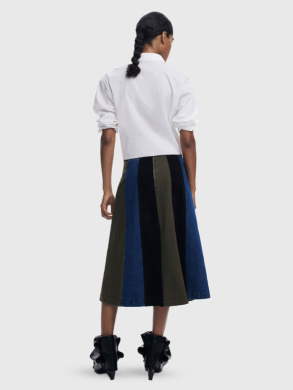 Patchwork midi skirt - 2