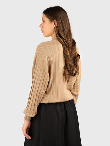 Sweater with V-neck - 3