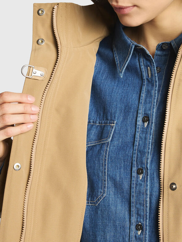 Transitional jacket with a drawstring waist - 6