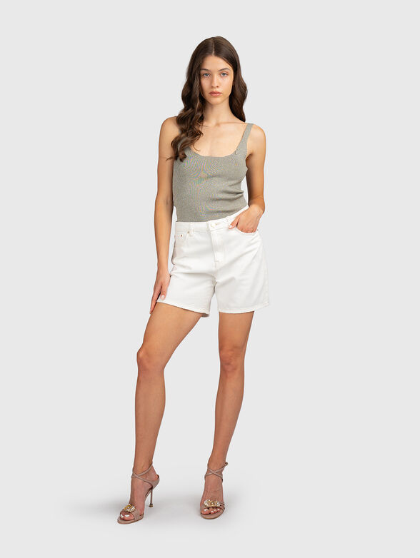 Knitted top with lurex threads - 2