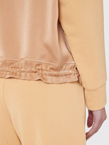 Sweatshirt with satin back  - 5