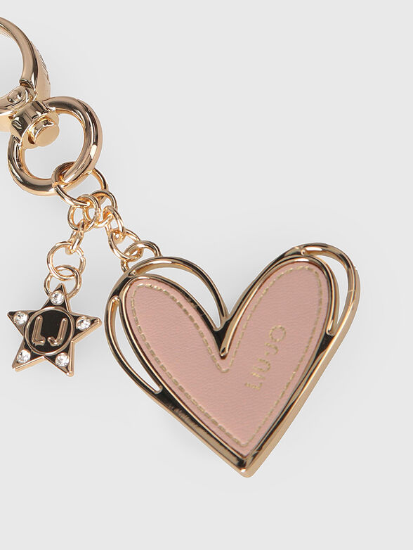 Keychain with heart pendant - 2