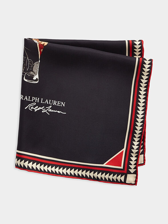 Scarf with Polo Bear logo print - 2