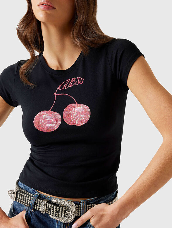 CHERRY cotton T-shirt - 4