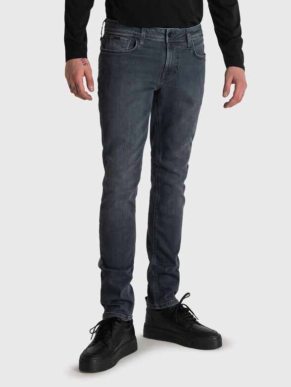OZZY slim jeans in dark grey - 1