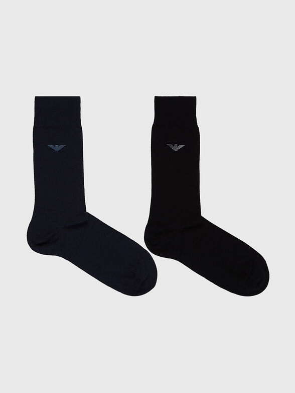Set of two pairs of socks with logo - 1