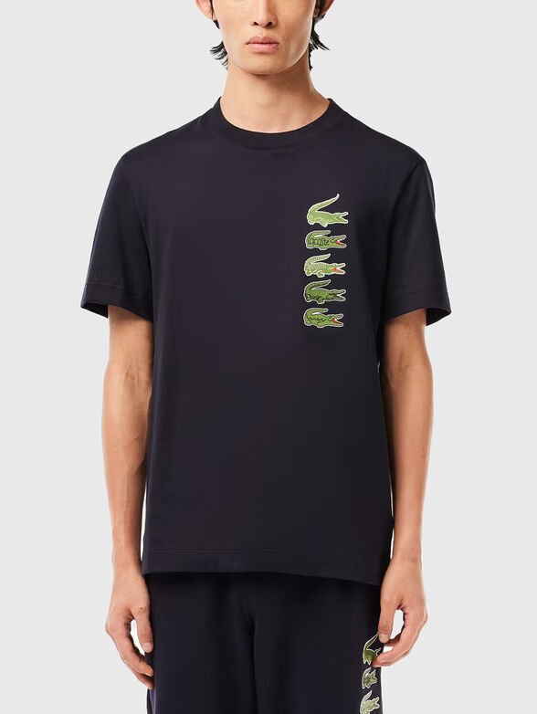 Cotton T-shirt with logo - 1