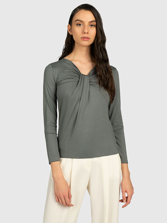Grey blouse - 1