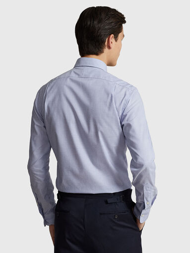 Blue cotton shirt - 3