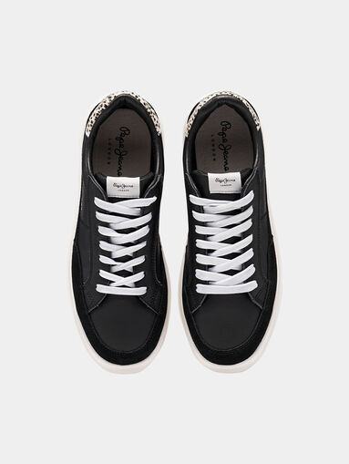 ABBEY BASS black sneakers - 5