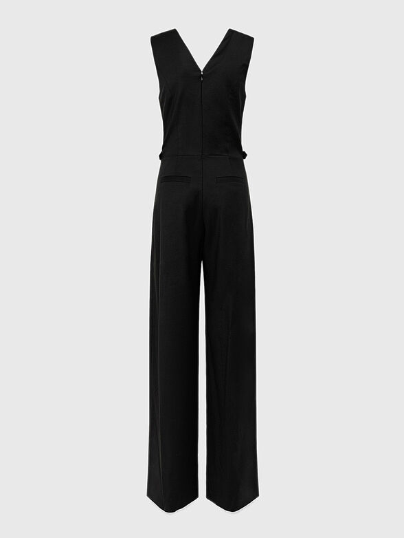 V-neck jumpsuit - 2