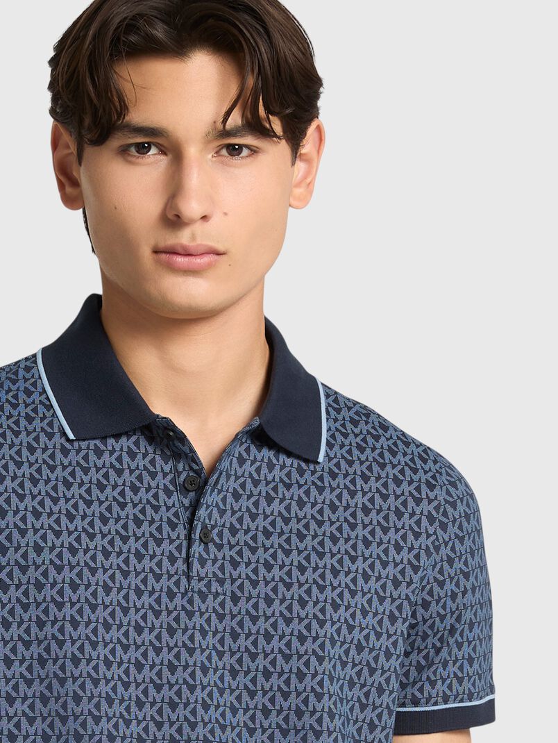 Polo-shirt with monogram print - 3