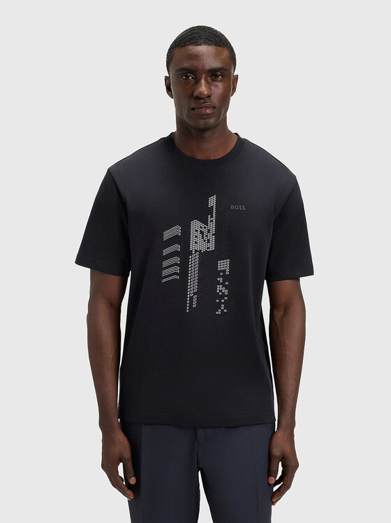 Printed cotton T-shirt - 1