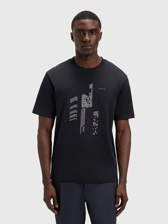 Printed cotton T-shirt - 1