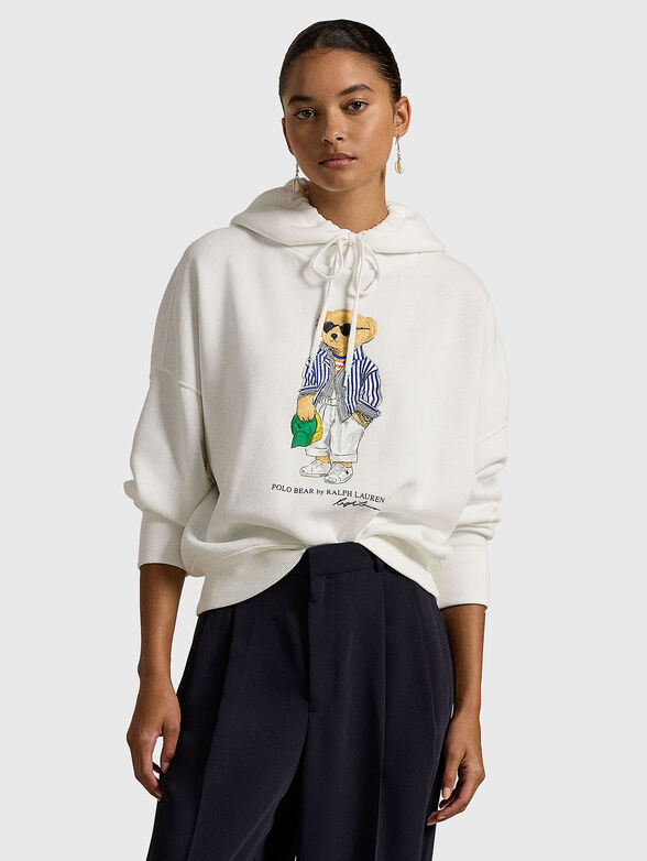 Polo Bear fleece hoodie - 1