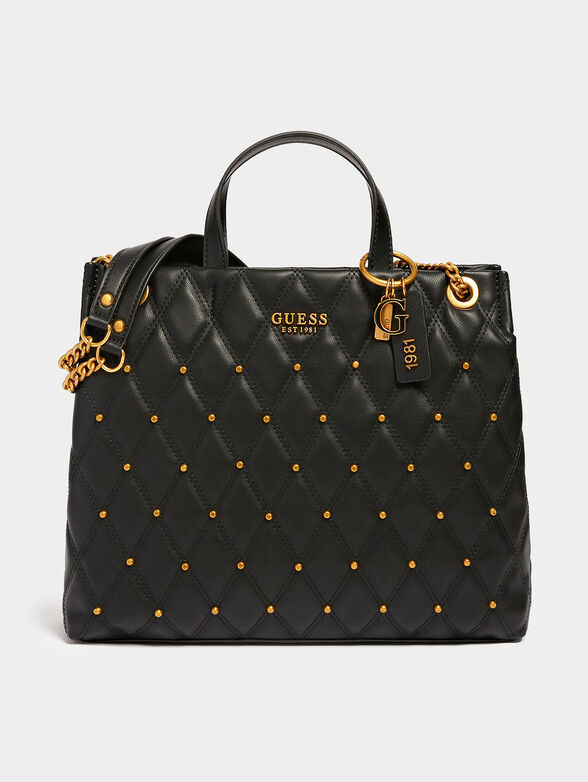 TRIANA tote bag with metal studs in gold color - 1