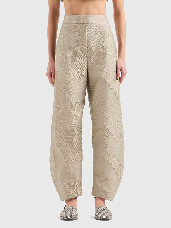 Textured trousers  - 1