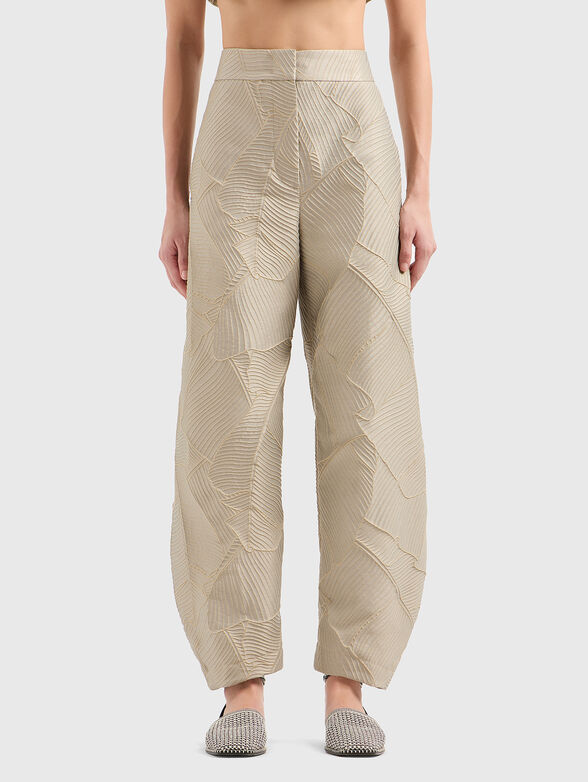 Textured trousers  - 1