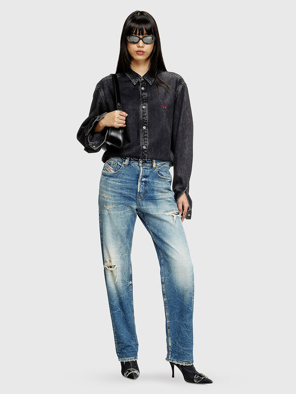 1988 D-ARK L.32 jeans with accent rips - 4