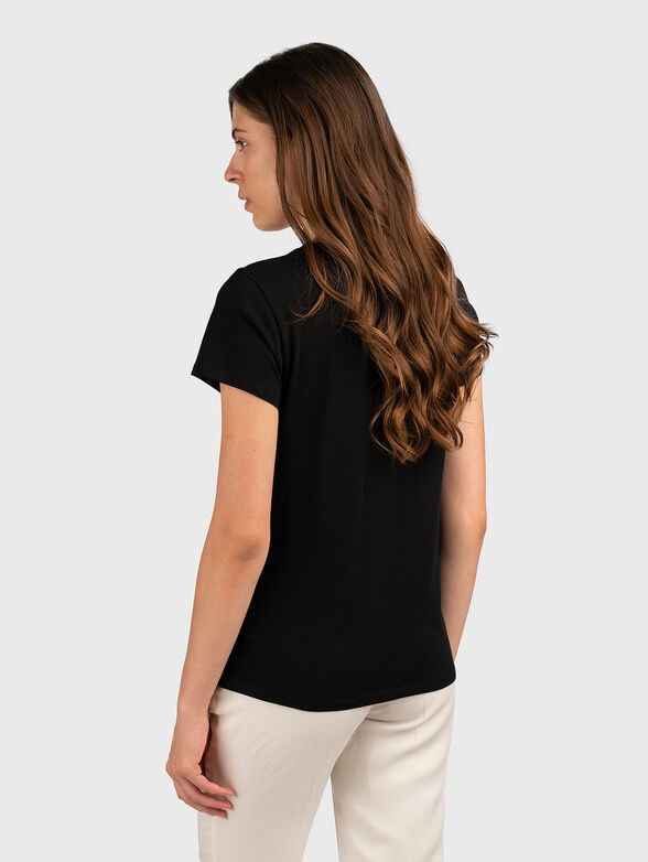 Golden accent T-shirt  - 2