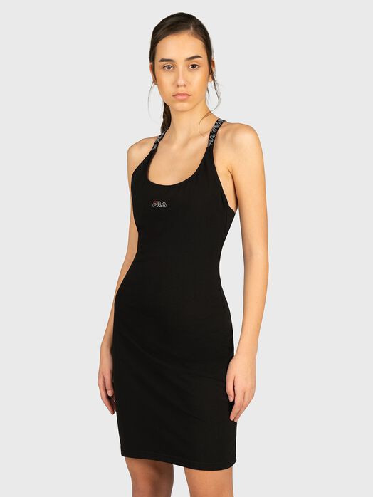 JAHEL Dress with branded straps