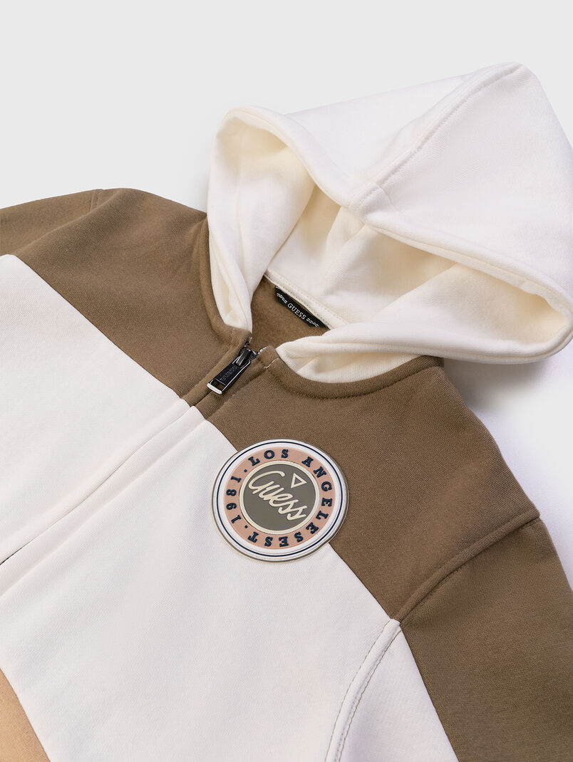 Zip-up hooded sweatshirt - 3