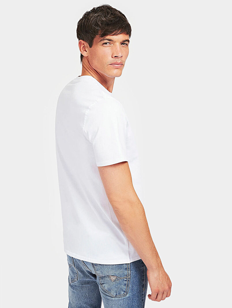 White cotton t-shirt - 3