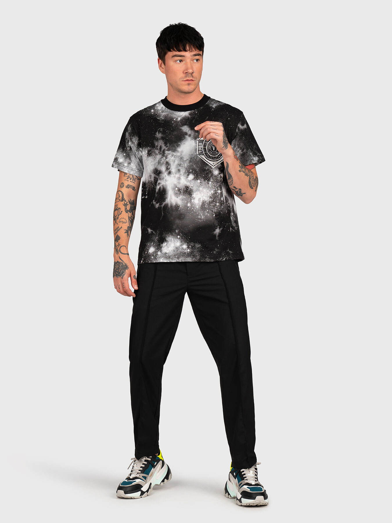 SPACE T-shirt with accent print brand VERSACE JEANS COUTURE