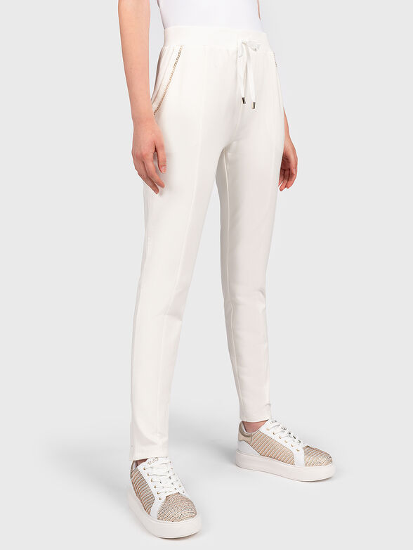 Pants with elastic waist - 1