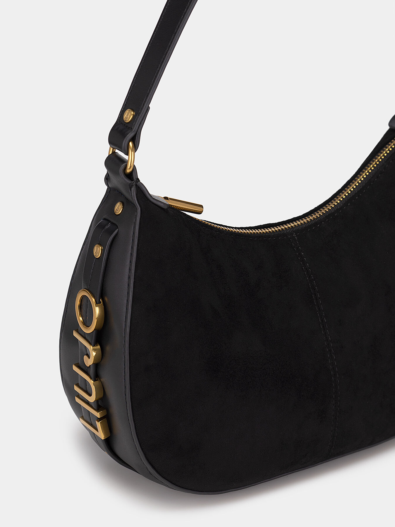 OTIE☆PLUMPY HOBO BAG Otie | Plumpy hobo bag [Black] 얇지만 탄탄한 나일론 소재를