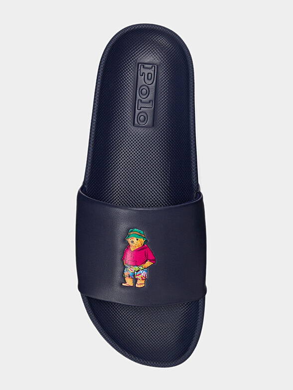 Beach slippers with Polo Bear logo detail - 4
