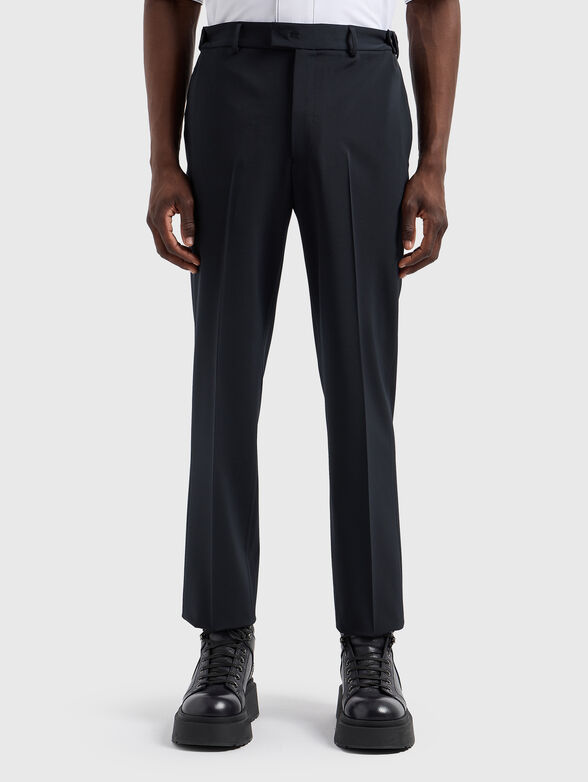 Black straight trousers - 1