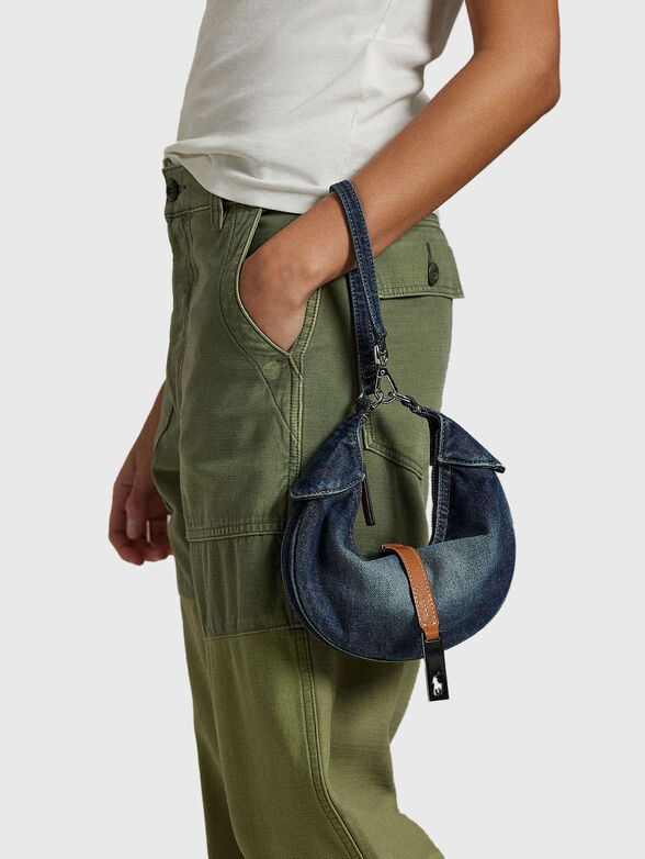 Denim mini shoulder bag - 6