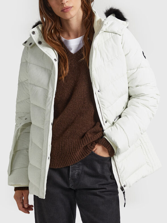 Black jacket with belt  - 1