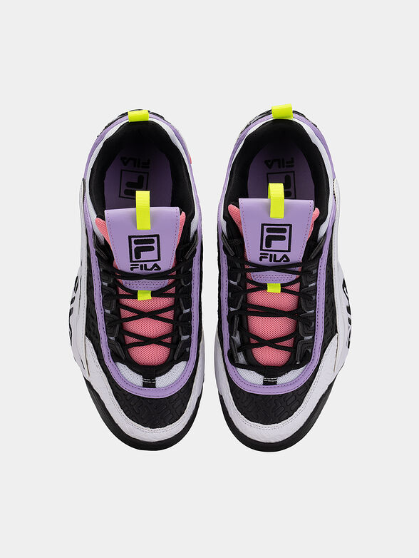 DISRUPTOR black sneakers with colorful accents  - 6