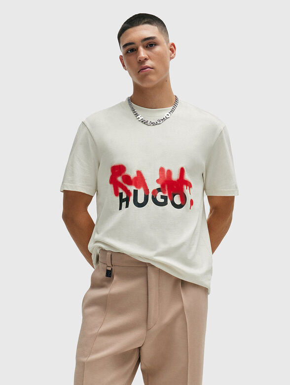 Graffiti print T-shirt - 1