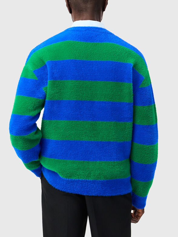 Crew neck striped sweater - 3