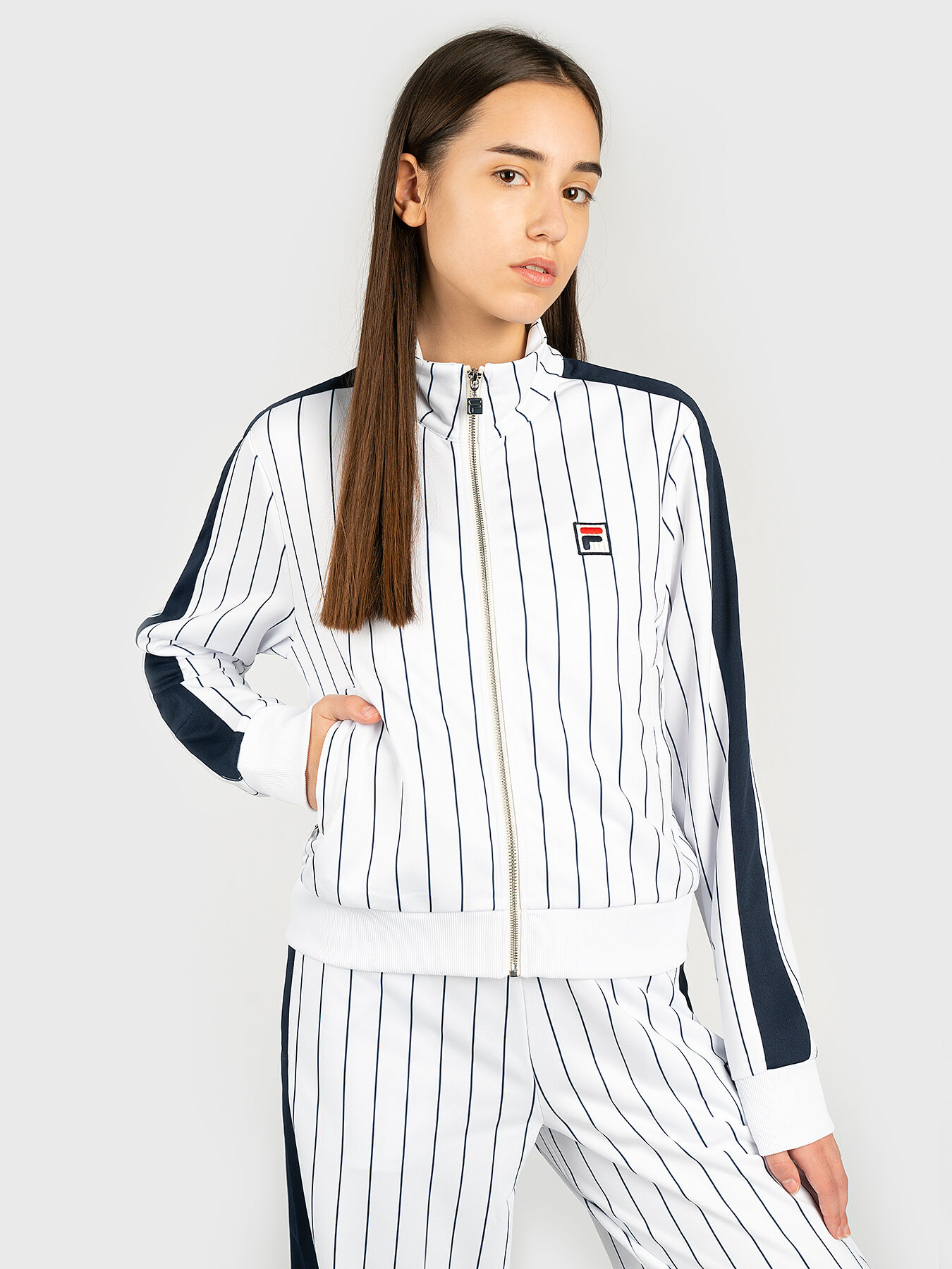 Fila striped sweatshirt on sale