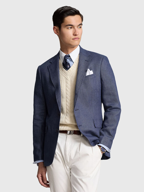 Dark blue blazer - 1