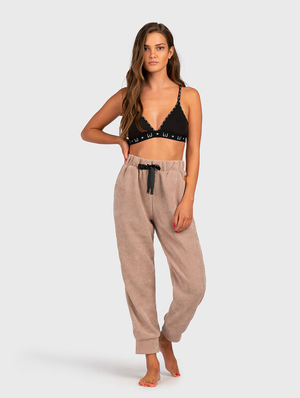 Stretch fabric jogging pants - 4