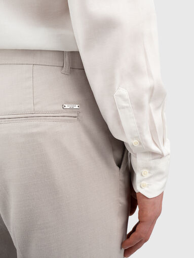 Straight-leg trousers with pockets - 3