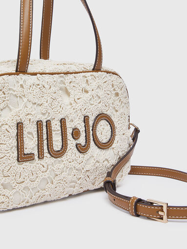 Bag with lace and a long strap - 5