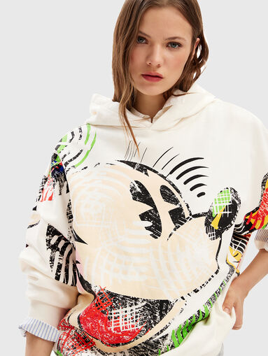 Oversized hooded sweatshirt - 5