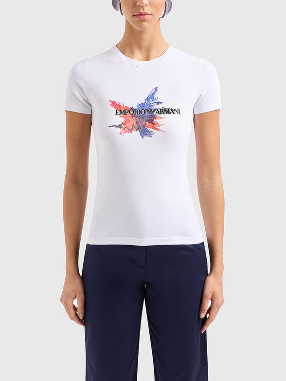 T-shirt with embroidery - 1