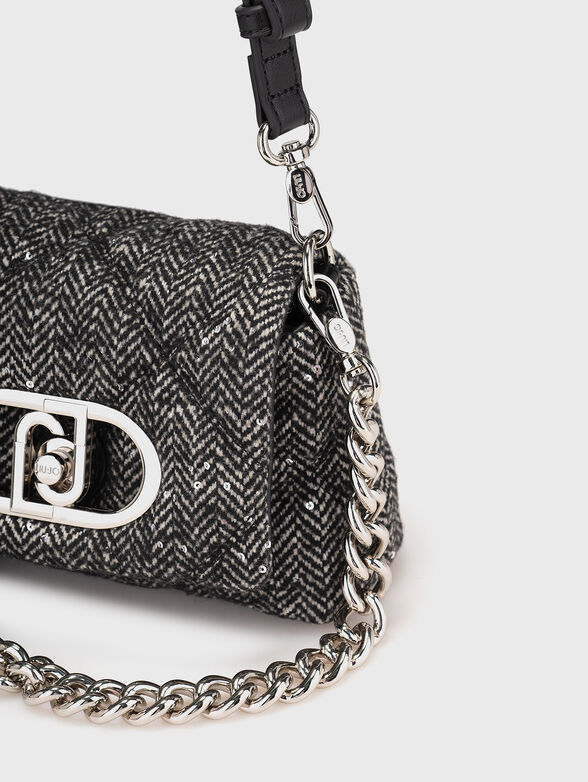 Small crossbody bag with sequins - 5